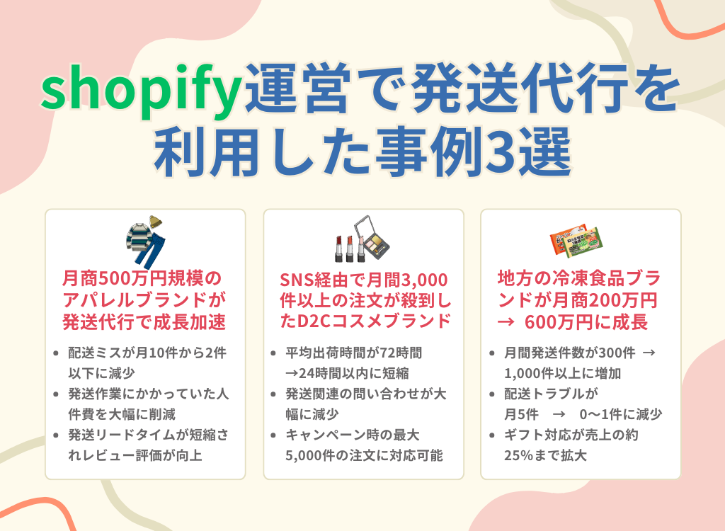 shopify運営で発送代行を利用した事例3選<