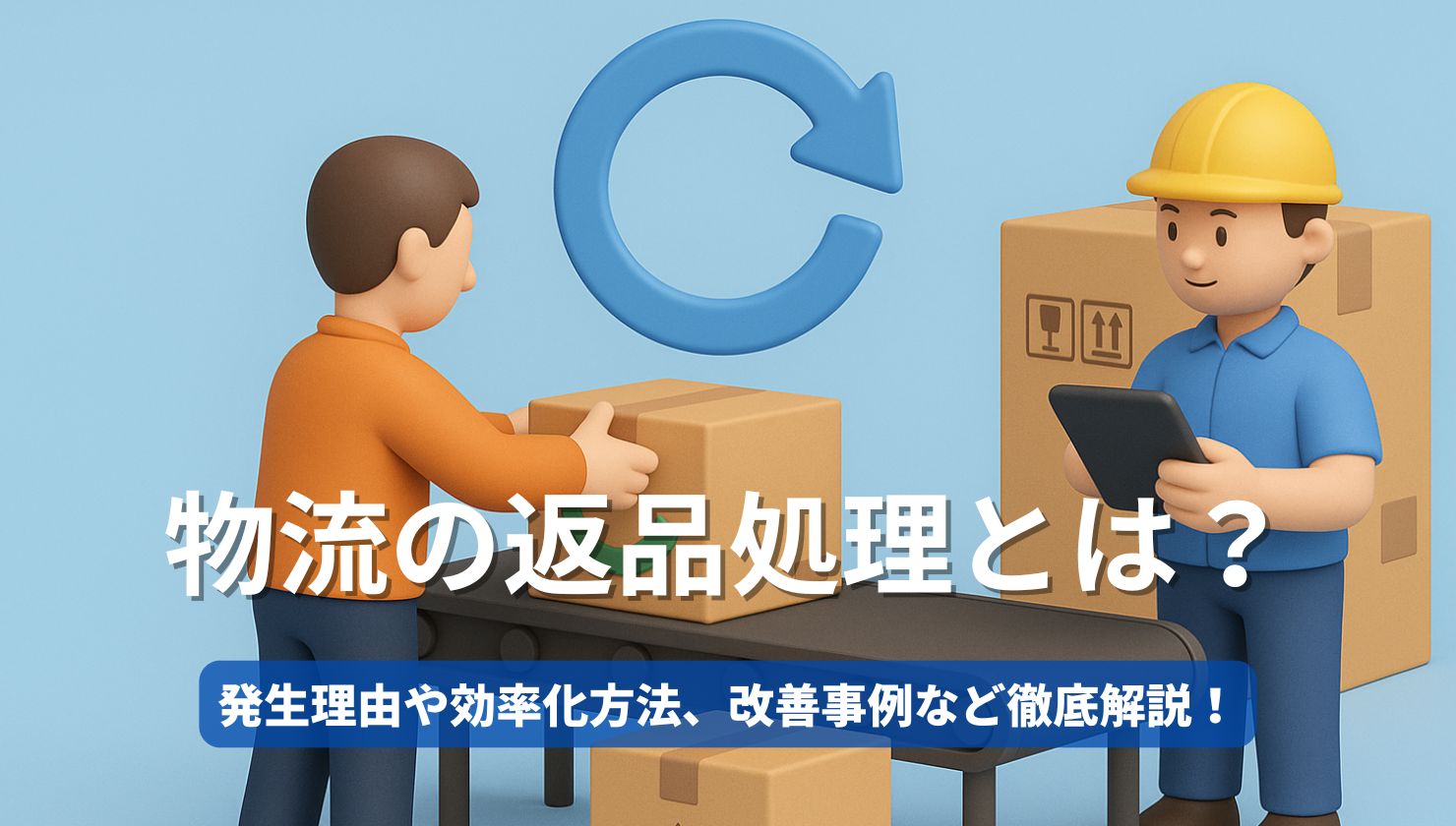 物流の返品処理とは？発生理由や効率化方法、改善事例など徹底解説！