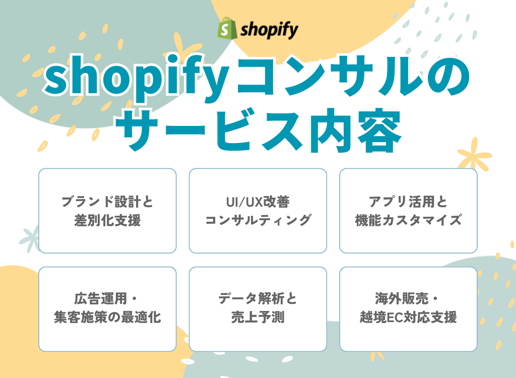 shopifyコンサルのサービス内容