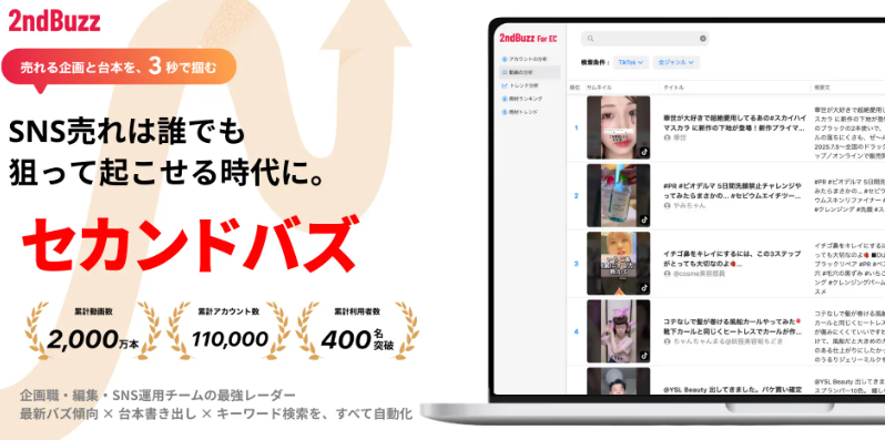 セカンドバズ for EC<
